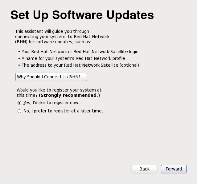 Set Up Software Updates